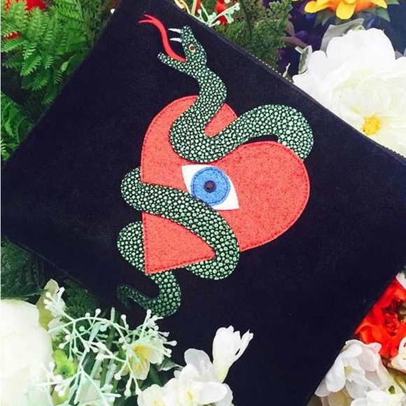 Poppy Lissiman Evil Eye Serpent Clutch - Picture 3 of 3